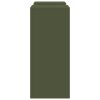  Kültéri növénytartók Pillér 2 db Olívazöld 24x24x55 cm Acél