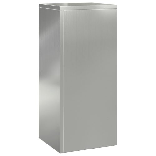  Kültéri növénytartók pillér 2 db 24x24x55 cm galvanizált acél