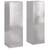  Növényállvány 2 pcs Ezüst 24 x 24 x 75 cm Rozsdamentes acél