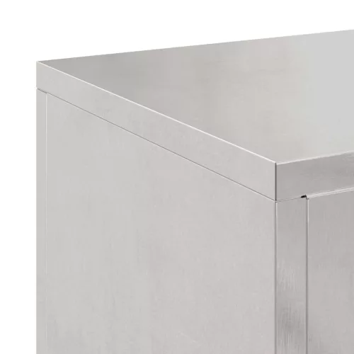  Növényállvány 2 pcs Ezüst 24 x 24 x 75 cm Rozsdamentes acél