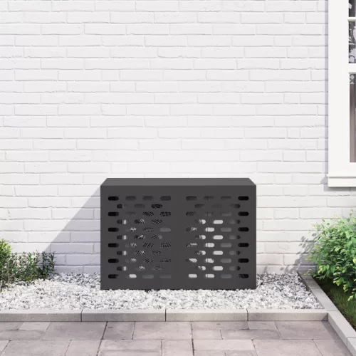  Klímaberendezés Takaró Fekete 90x40x60 cm Acél