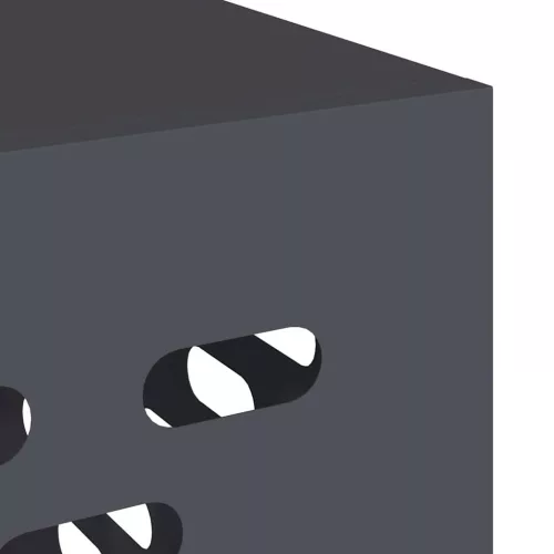  Légkondicionáló Takaró Antracit 110 x 50 x 80 cm Acél