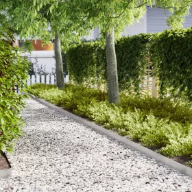  Fűszegélyezők 20 db 100x0.5x15 cm Rozsdamentes acél