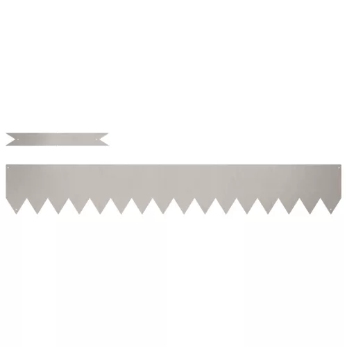  Gyepkerítések 30 db 100x0.5x15 cm Viharvert Acél