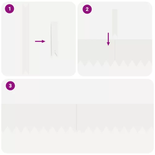  Fűszegély 20 db Fehér 100x0.5x20 cm Acél