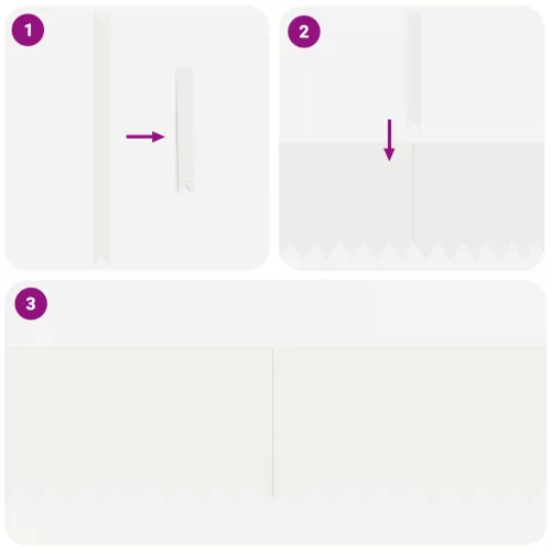  Fűszegélyek 20 db Fehér 100x0,5x30 cm Műanyag