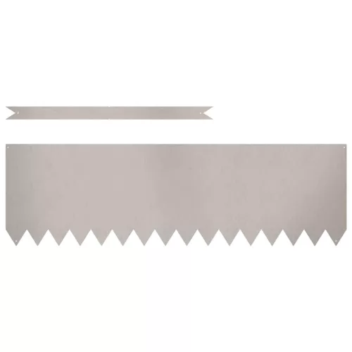  Fűszegélyezés 20 pcs Barna 100 x 0.05 x 20 cm Időjárásálló acél