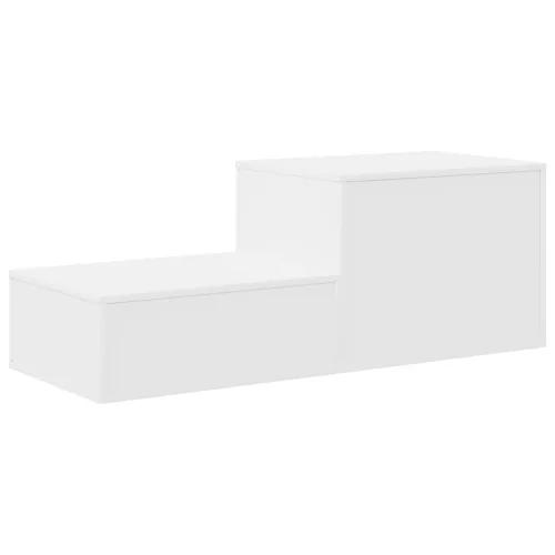  Fehér Tároló Szekrény 108x41x40 cm Mérnöki Fából