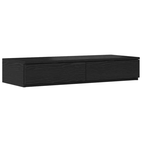  Ágyfiókok fiókkal Fekete tölgy 100 x 36,5 x 16,5 cm Faanyag
