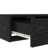  Ágyfiókok fiókkal Fekete tölgy 100 x 36,5 x 16,5 cm Faanyag