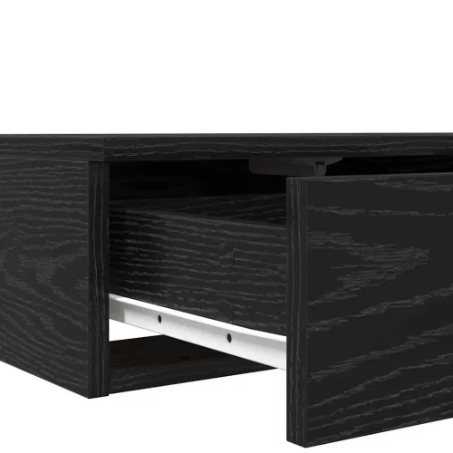  Ágyfiókok fiókkal Fekete tölgy 100 x 36,5 x 16,5 cm Faanyag