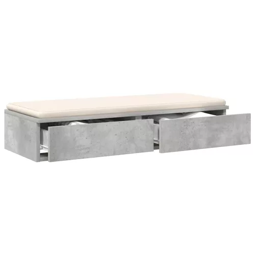  Ágyfiókok fiókkal Beton Szürke 100 x 36,5 x 16,5 cm Faanyag