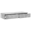  Ágyfiókok fiókkal Beton Szürke 100 x 36,5 x 16,5 cm Faanyag