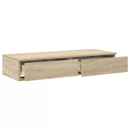  Ágy Fiókok Sonoma Tölgy 80x36,5x16,5 cm Mérnöki Fa