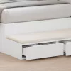  Ágy Fiókok Fehér 90x36,5x16,5 cm Mérnöki Fa