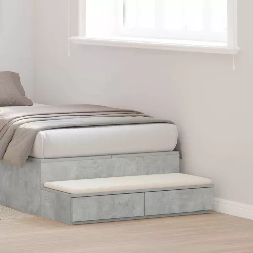  Ágyfiókok fiókkal Beton Szürke 75 x 36,5 x 16,5 cm Faanyag