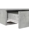  Ágyfiókok fiókkal Beton Szürke 75 x 36,5 x 16,5 cm Faanyag