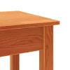  Konzolasztal Viaszbarna 110 x 40 x 75 cm Tömör fenyőfa