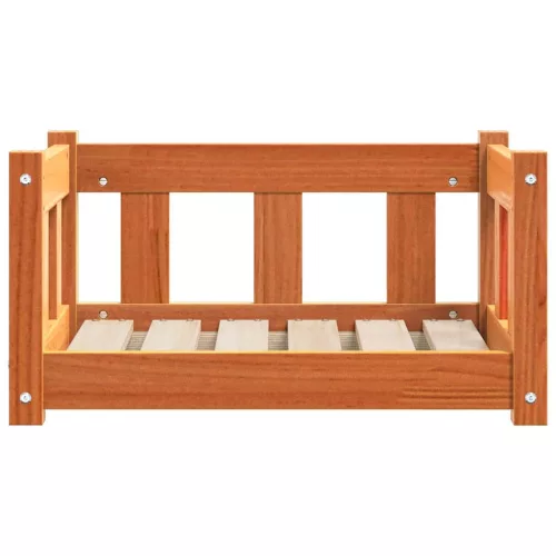  Kutyafekhely Faggyú barna 55 x 45 x 28 cm Tömör fenyőfa