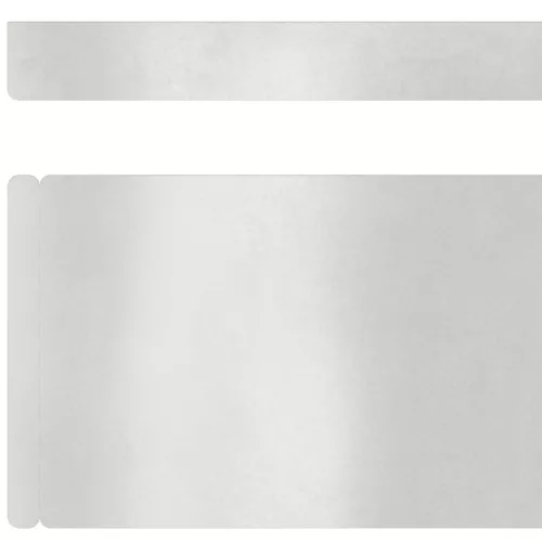  Kerti gyepszegély 4 pcs Ezüst 450 x 10 cm Rozsdamentes acél