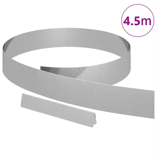  Kerti gyepszegély Ezüst 450 x 10 cm Horganyzott acél