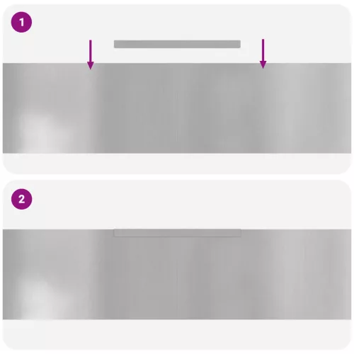  Kerti gyepszegély Ezüst 450 x 25 cm Horganyzott acél