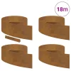  Fűszegélyezés 4 pcs Rozsdás 450 x 0.05 x 15 cm