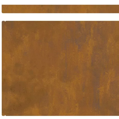  Fűszegélyezés 4 pcs Rozsdás 450 x 0.05 x 15 cm