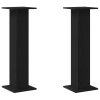  Hangszóró állványok 2 db Fekete tölgyből, 30x30x95 cm, Mérnöki fa