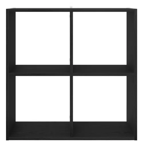  Könyvespolc Fekete Tölgy 68,5x32x68,5 cm Mérnöki Fa