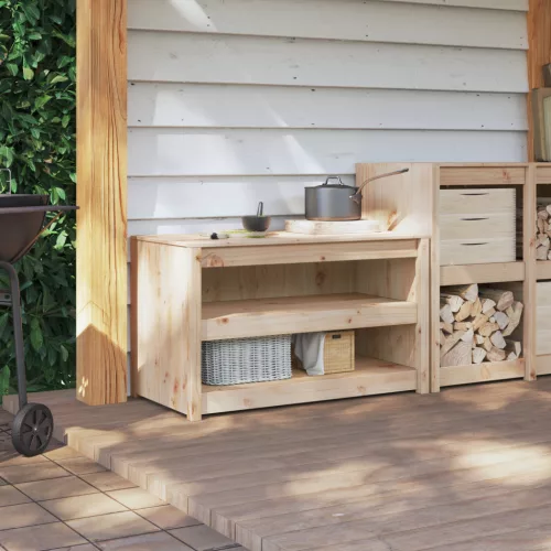  Konyhaszekrény Befejezetlen fenyő Közepes Négyszögletes Kortárs