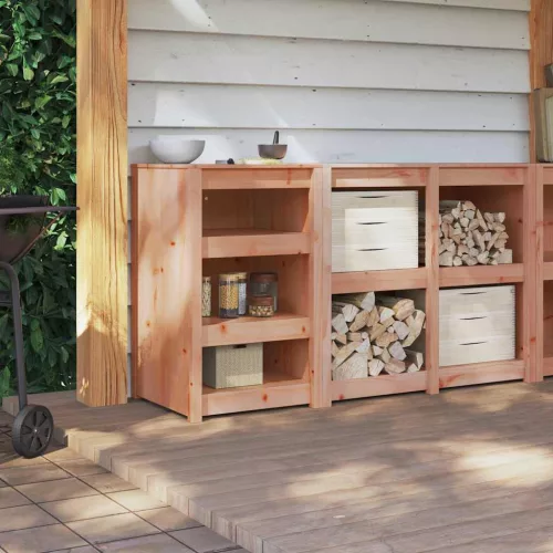  Kültéri konyhaszekrény 55x55x92 cm Tömör fa duglászból