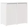 Külső konyhai szekrény fehér 106x55x92 cm Tömörfa fenyő