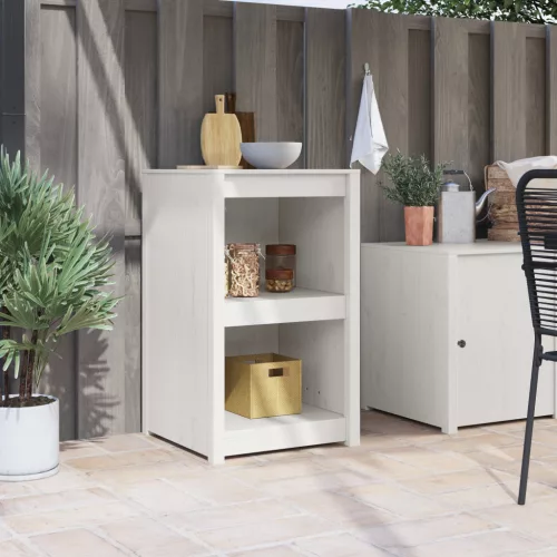  kültéri konyhai szekrény 55x55x92 cm Tömör fenyő