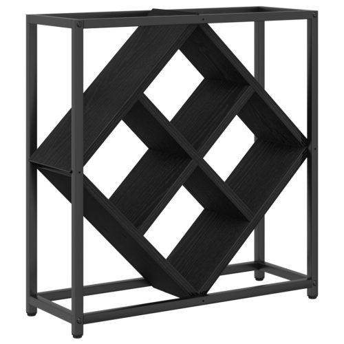  Borállvány Fekete Tölgy 51x18x52,5 cm Zárjegyezett Fa