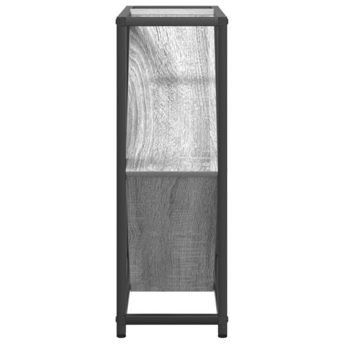  Borállvány Szürke Sonoma 51x18x52,5 cm Mérnöki Fa