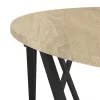  Kávézóasztal Sonoma tölgy 80x80x42 cm Műanyag