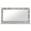  pipere tükör Beton szürke 100 x 55 x 18 cm Tükör Pipere tükör