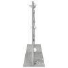  pipere tükör Beton szürke 100 x 55 x 18 cm Tükör Pipere tükör