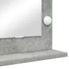  pipere tükör Beton szürke 100 x 55 x 18 cm Tükör Pipere tükör