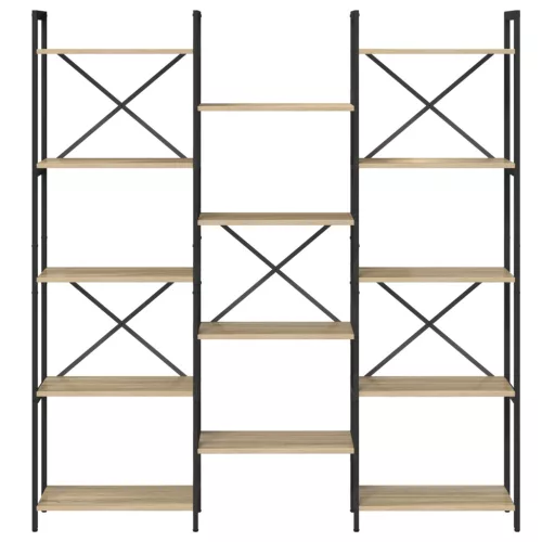  Könyvespolc sonoma tölgy 156 x 25 x 167.5 cm Faanyag