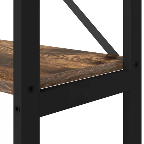  Könyvespolc Füstölt tölgy 156 x 25 x 167.5 cm Faanyag