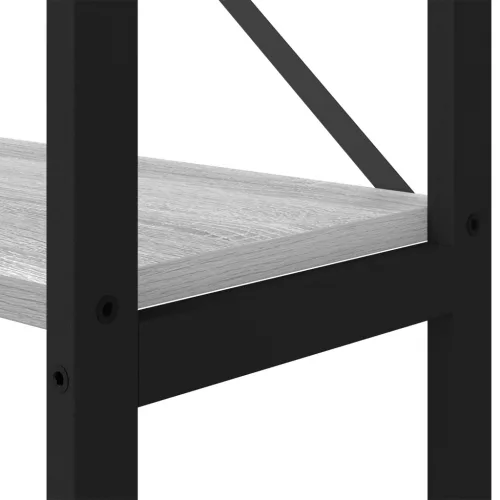  Könyvespolc Szürke sonoma 156 x 25 x 167.5 cm Faanyag