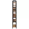  Könyvespolc Régi fa 156 x 25 x 167.5 cm Faanyag