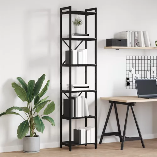  Könyvszekrény Musta tammi 40 x 30 x 188 cm Faanyag