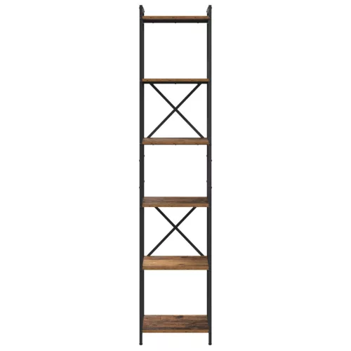  Könyvszekrény Régi fa 40 x 30 x 188 cm Faanyag