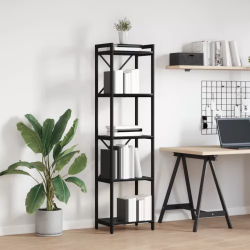  Könyvszekrény Musta tammi 40 x 30 x 153 cm Faanyag