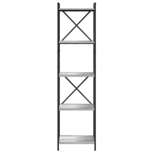  Könyvszekrény Szürke sonoma 40 x 30 x 153 cm Faanyag