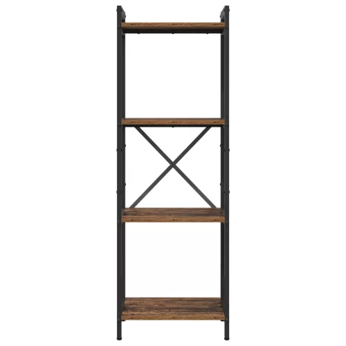  Könyvszekrény Régi fa 40 x 30 x 118 cm Szilárd Fa