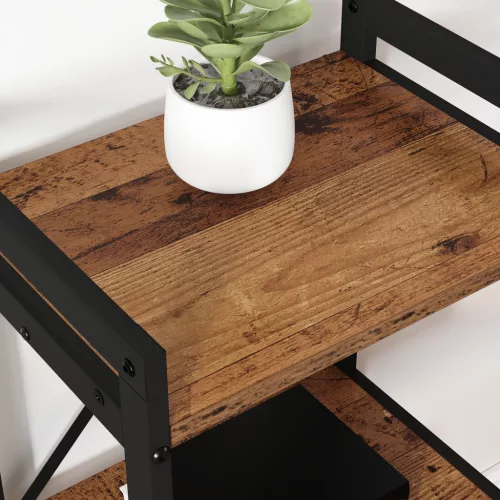  Könyvszekrény Régi fa 40 x 30 x 83 cm Faanyag